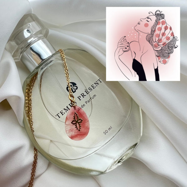 Trek liefde aan met deze heerlijke parfum - Parfum 50 ml + Rozenkwarts ketting als cadeau